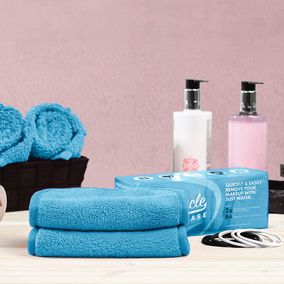 2-Pack Blue Microfiber Makeup Remover - Picture 5 of 8